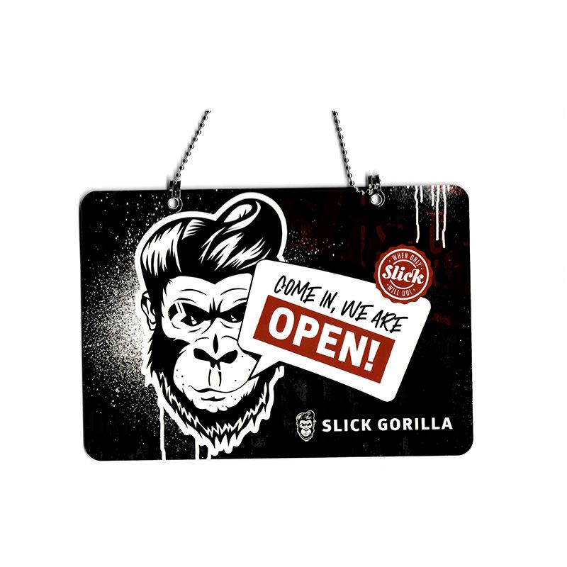 Slick Sign Slick Gorilla Open Sign – Empire Barber Supply