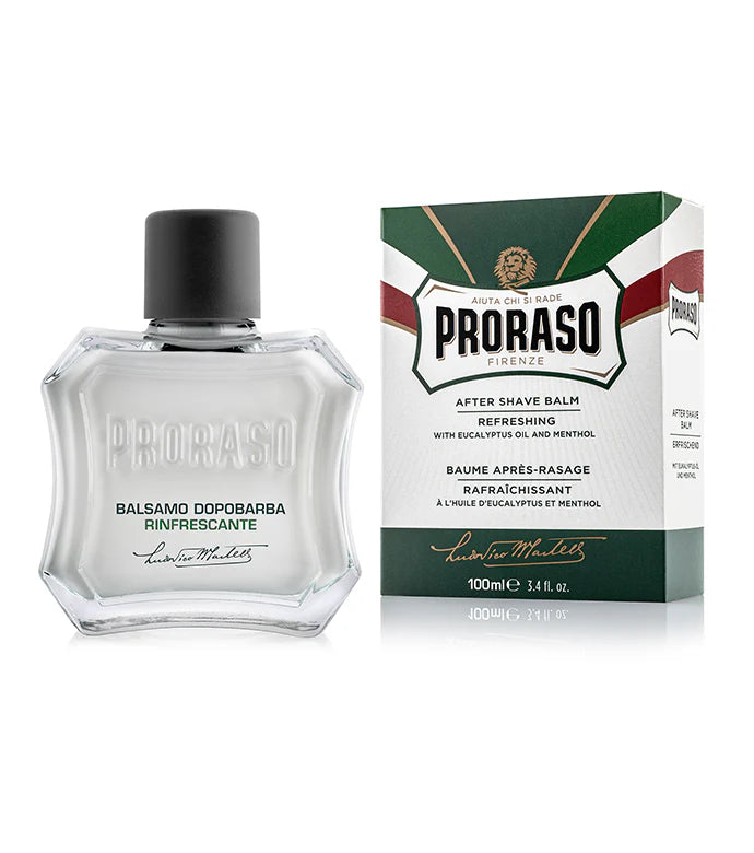 Proraso Aftershave Balm Refreshing with Eucalyptus Oil & Menthol 100ML