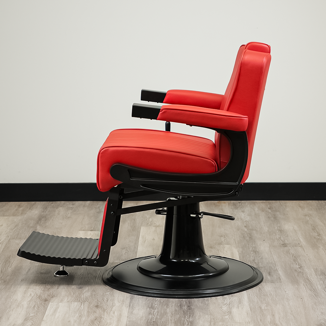 Cedrus Barber Chair - Red