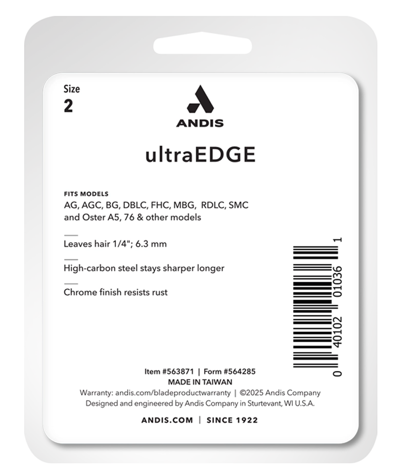 Andis UltraEdge® Detachable Blade, Size #2