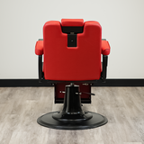 Cedrus Barber Chair - Red