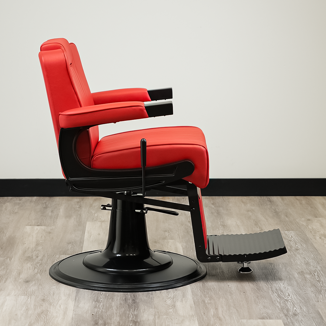 Cedrus Barber Chair - Red