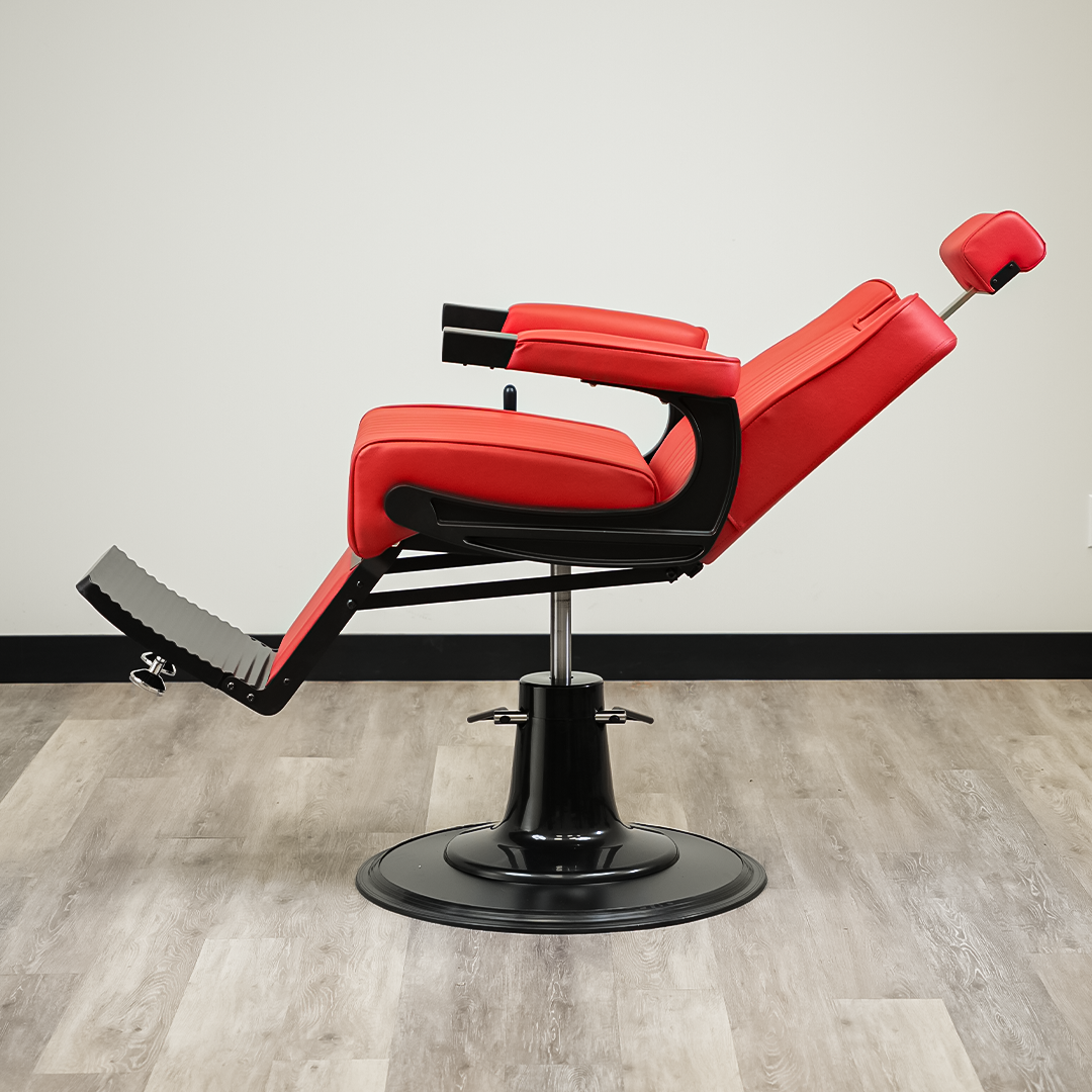 Cedrus Barber Chair - Red