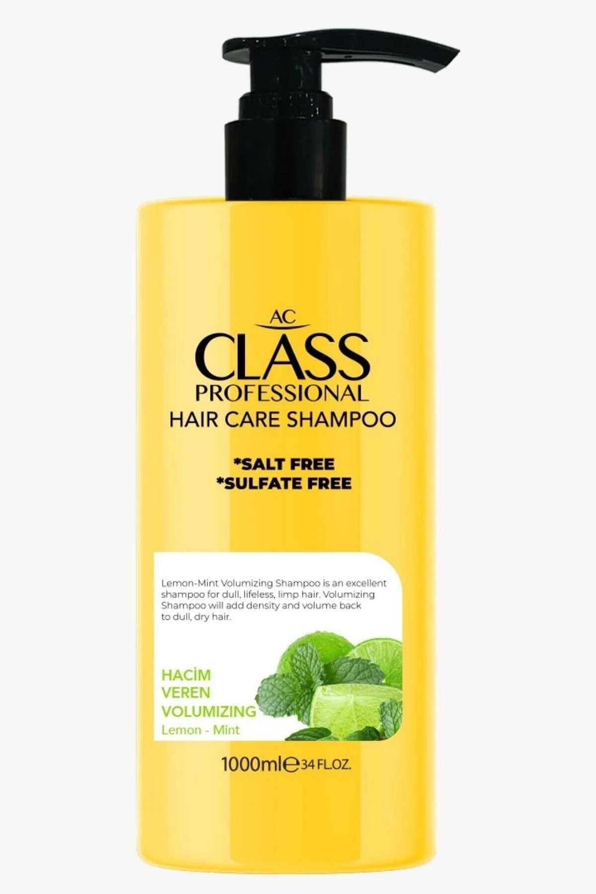 AC Class Lemon-Mint (Volumizing) Shampoo 1000 ml