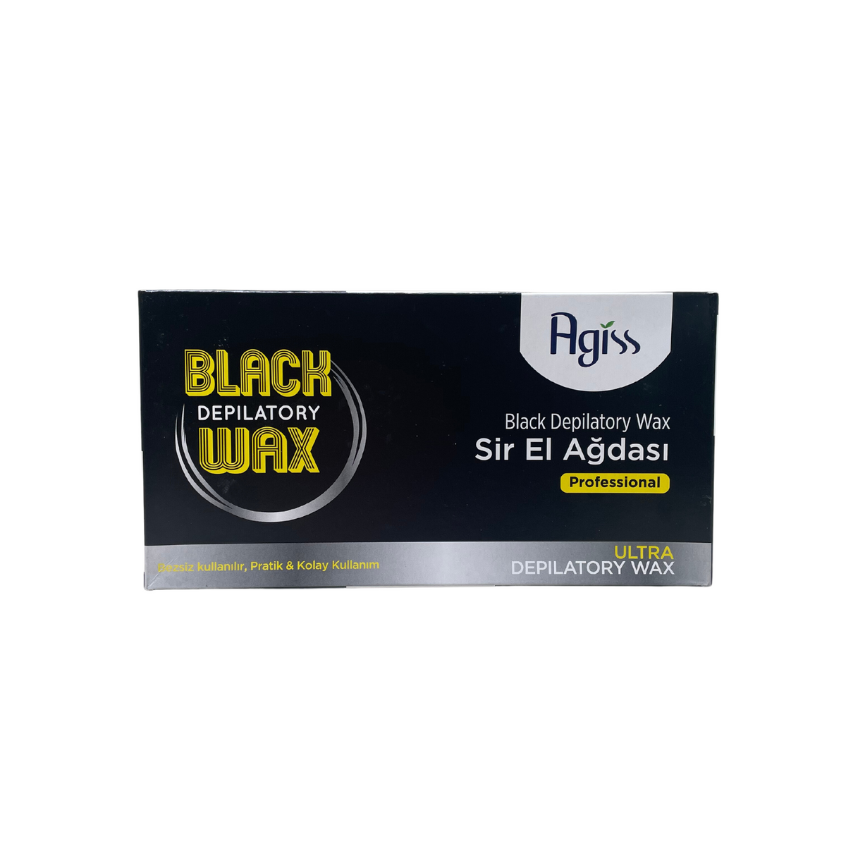 Agiss Hard Wax Brick Carbon 400 Gr – Empire Barber Supply