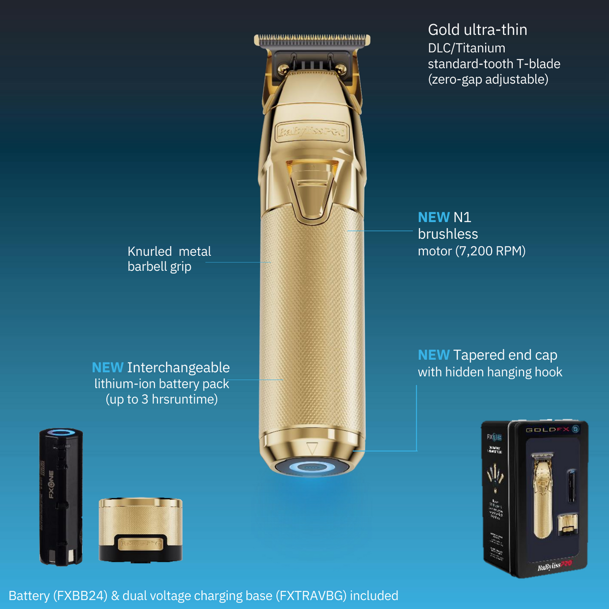 BabylissPro GoldFX FXONE Trimmer