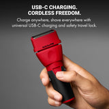 BabylissPro COREFX Double Foil Shaver Red