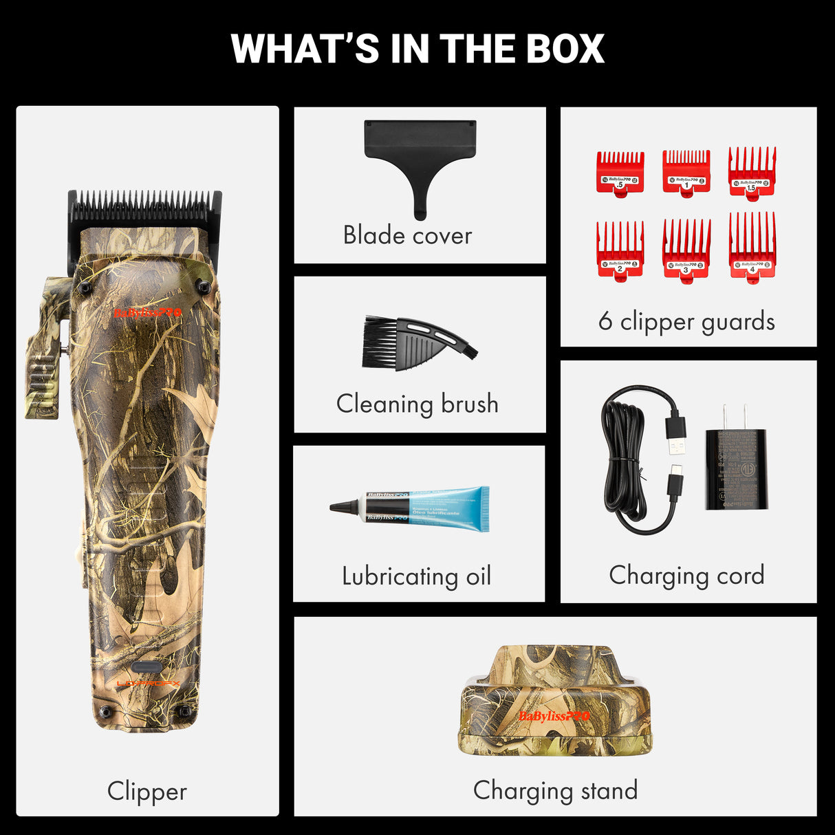 BabylissPro Lo Pro Clipper Camo - Limited Edition