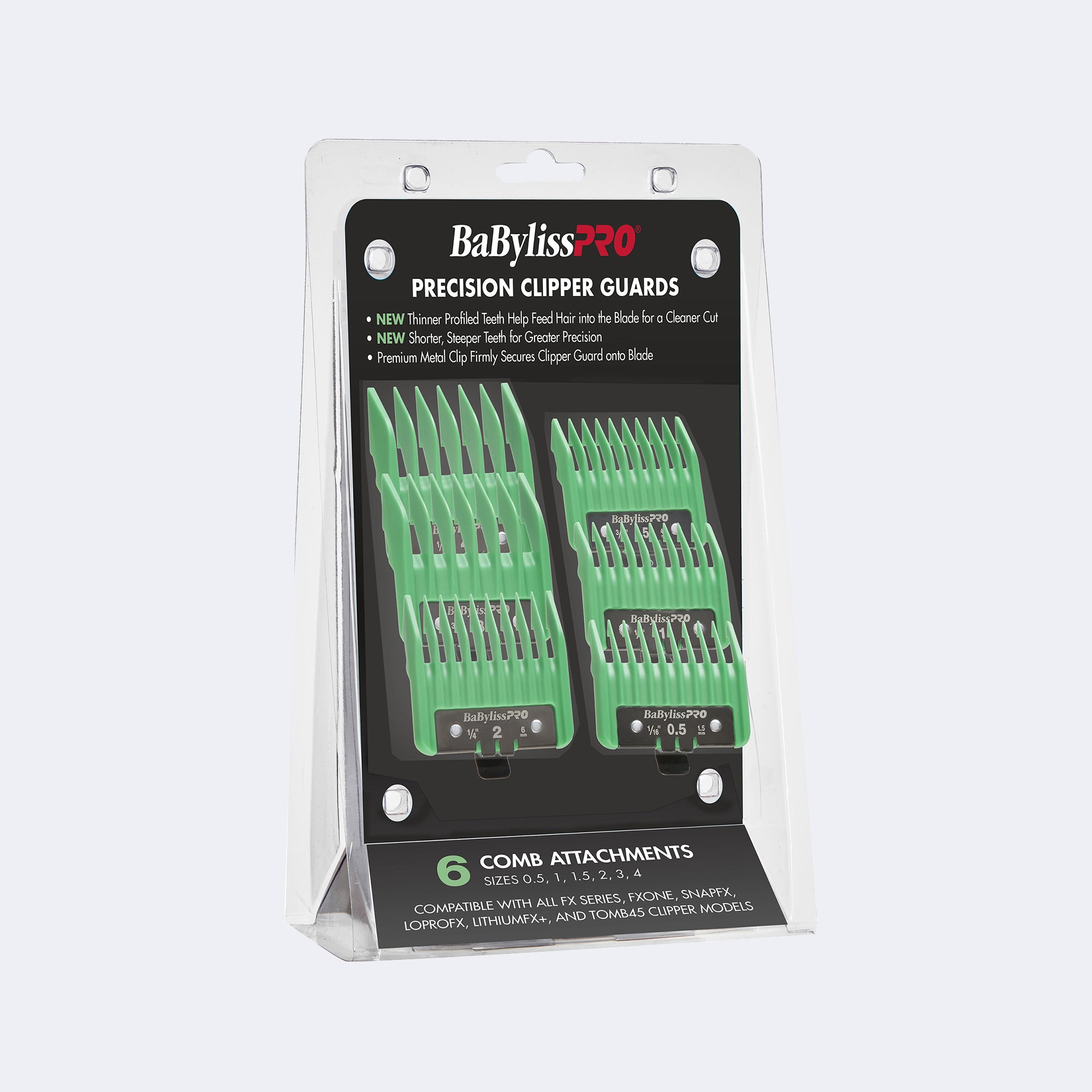BabylissPro Precision Clipper Guards Green – Empire Barber Supply