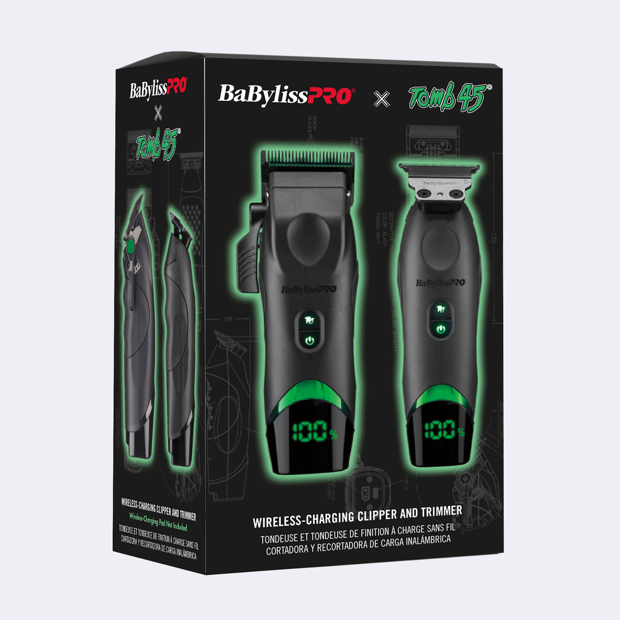 BabylissPro x Tomb45 Clipper and Trimmer Combo