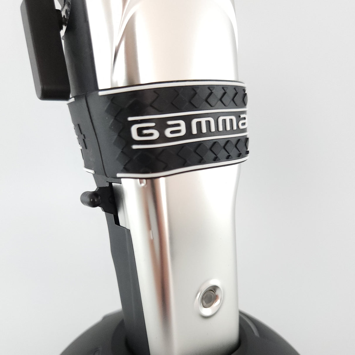 Gamma+ Clipper and Trimmer Grip Set (black with white logo)