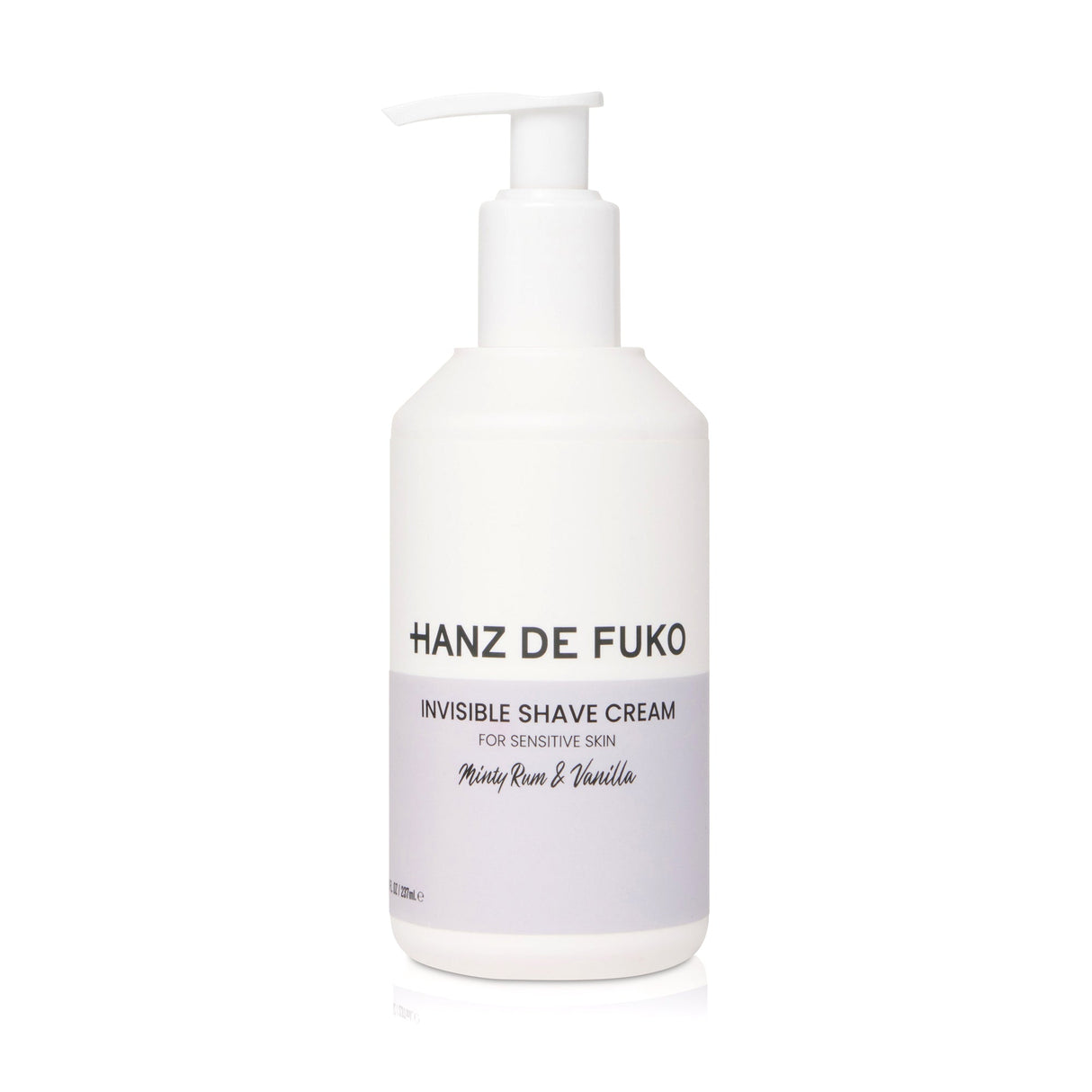 Hanz De Fuko Invisible Shave Cream 8oz