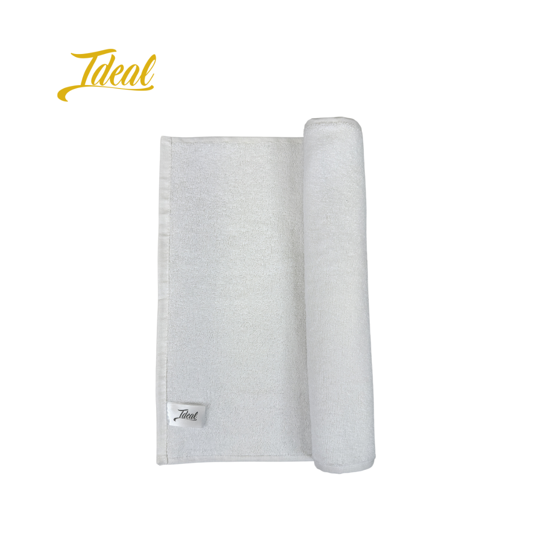 Ideal Cotton Barber Towels White (12 Pack)