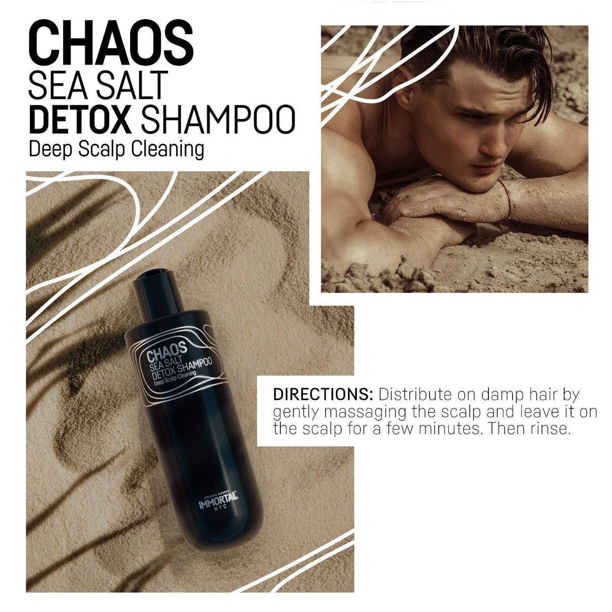 Immortal NYC Chaos Sea Salt Shampoo 350ML