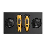 JRL Clipper + Trimmer Set - Yellow Diamante Collection PRE-ORDER