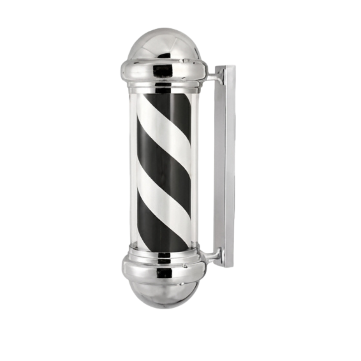Levant Premium Barber Pole 03 - Chrome & Black 29"