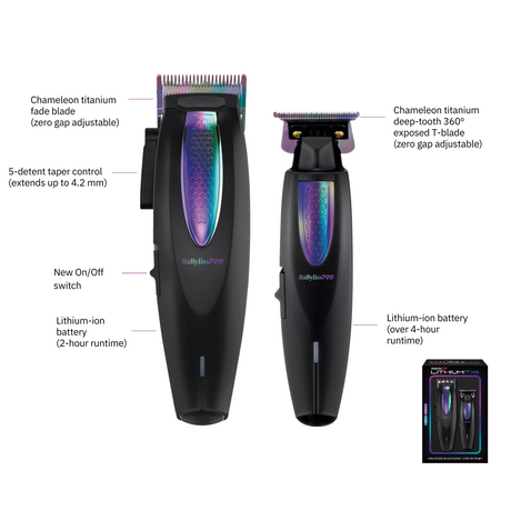 Babylisspro LithiumFX Chameleon Clipper & Trimmer Set-FX73HOLPKRB