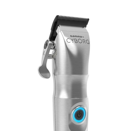 CYBORG PROFESSIONAL METAL HAIR CLIPPER WITH DIGITAL BRUSHLESS MOTOR AND LEFT OR RIGHT LEVER-GP604M