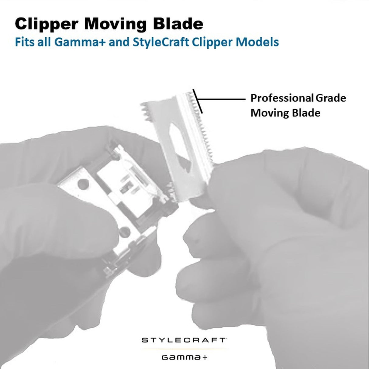 Gamma + Fixed Steel Faper Blade + Deep Slim Cutting Blade Set