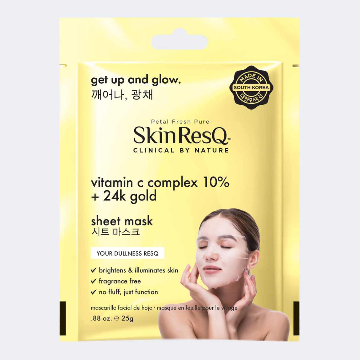 BCL SkinResQ Get Up and Glow Sheet Mask