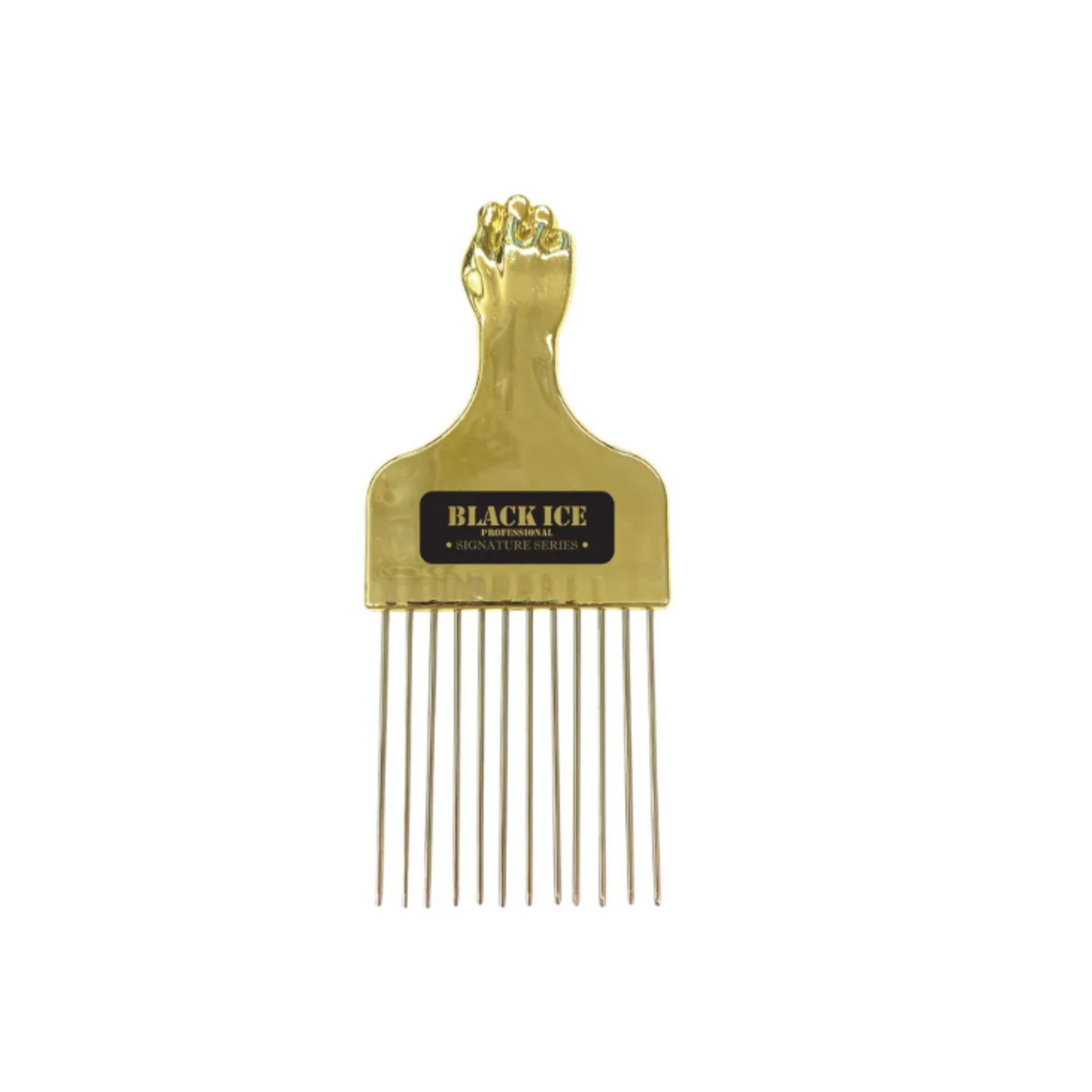 Black Ice Premium Stylish Metal Pick Comb – Empire Barber Supply