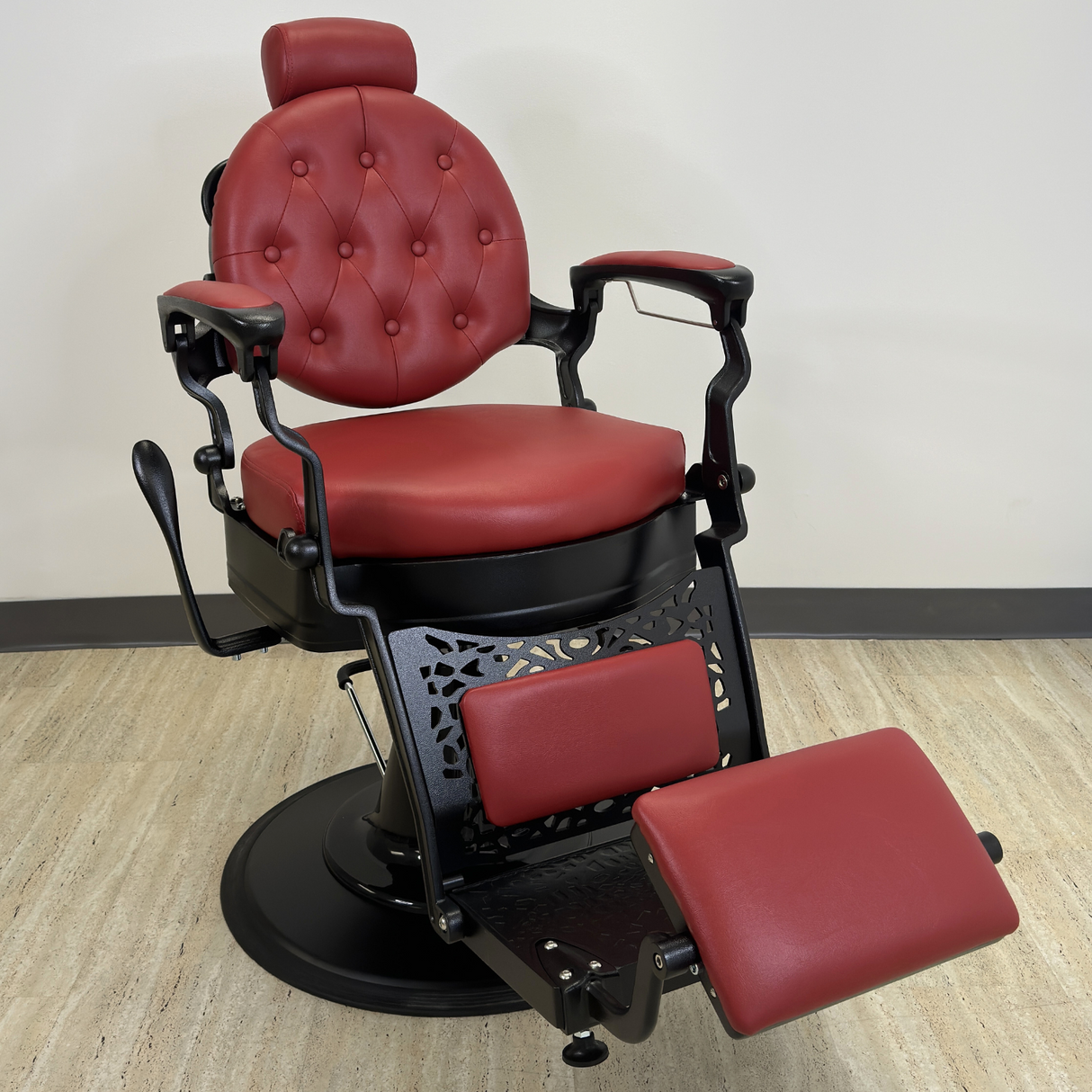 Palermo Barber Chair Red