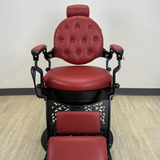 Palermo Barber Chair Red