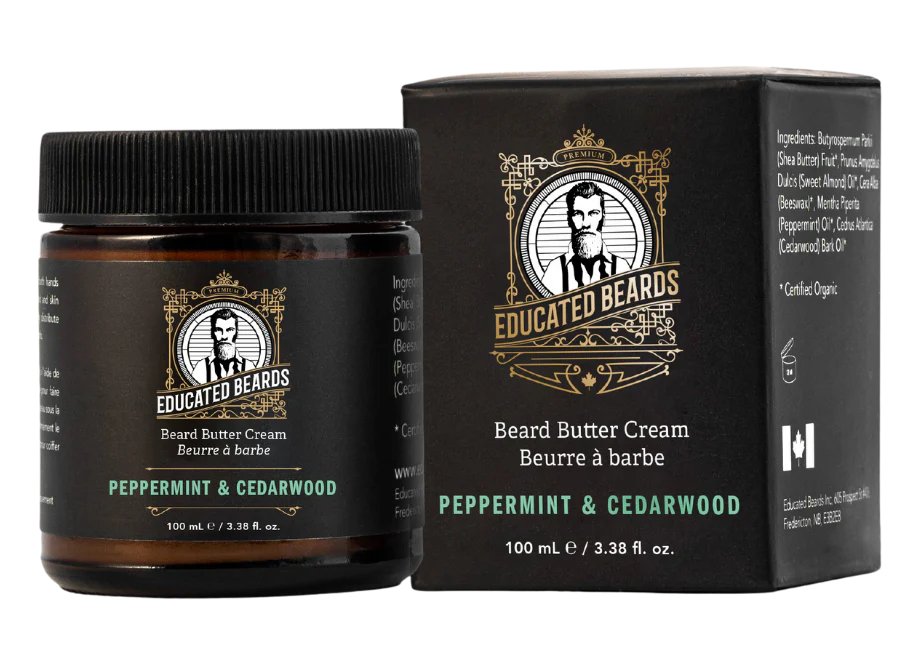 Educated Beards Peppermint Cedarwood Beard Butter Cream 100ml
