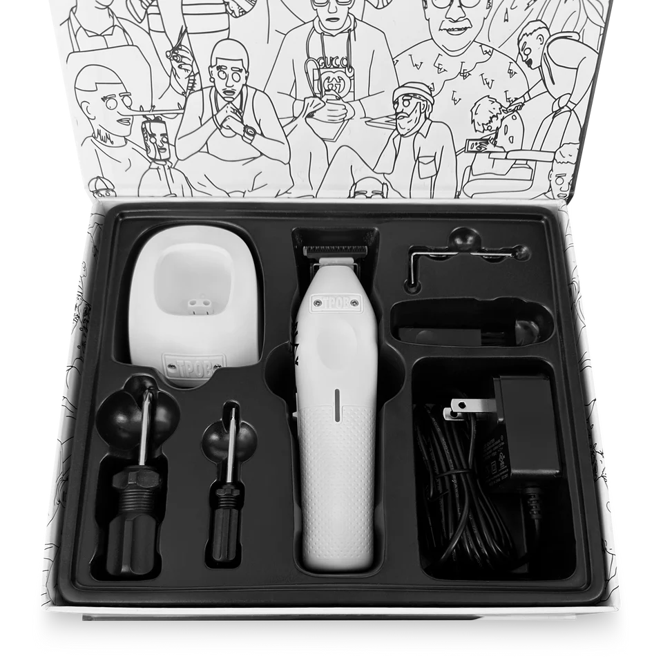 脱毛・除毛 TPOB PLAY babyliss jrl TPOB Play Trimmer Whiteout with Pencil Blade – Empire Barber Supply