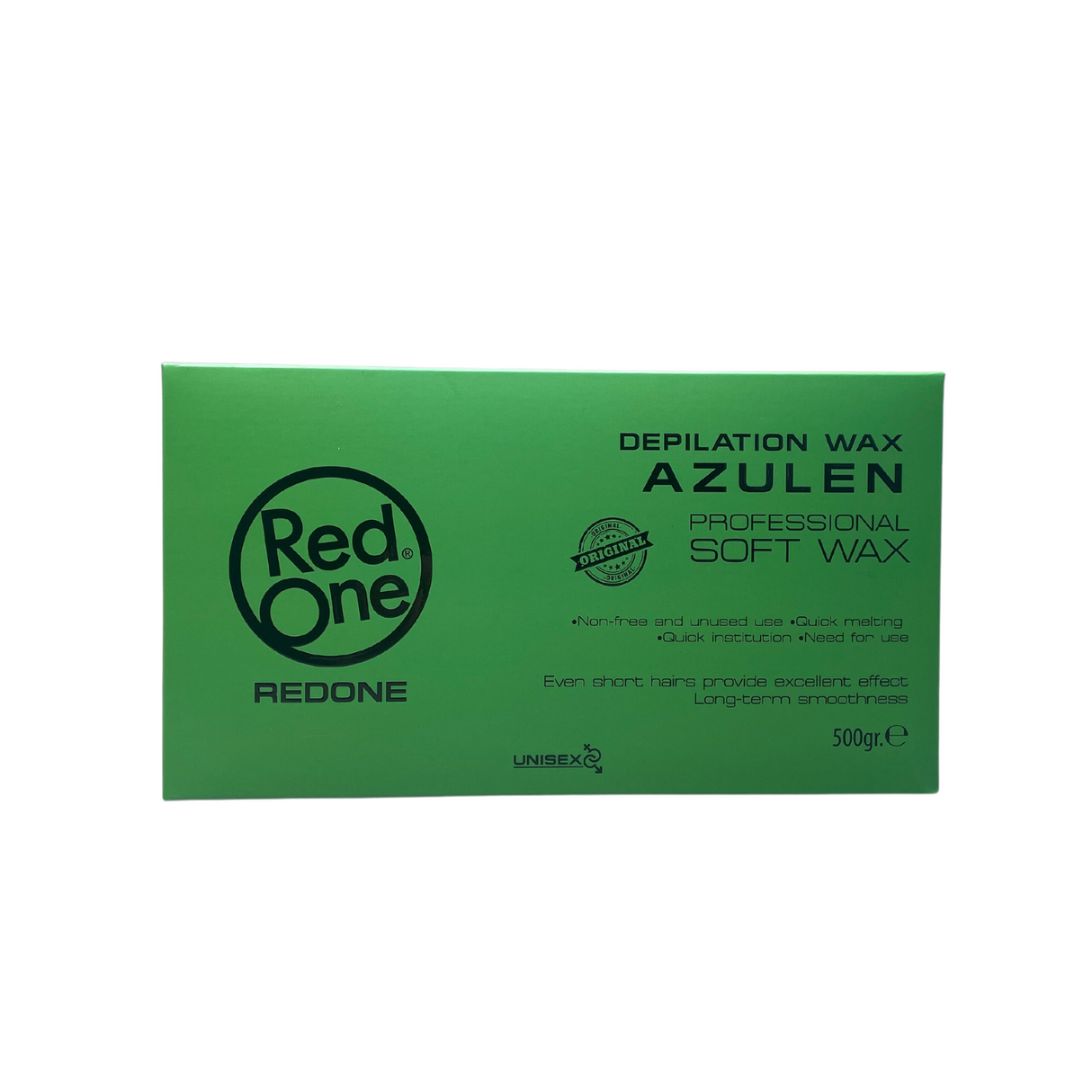 RedOne Depilatory Soft Wax Azulen Green 500 gr – Empire Barber Supply