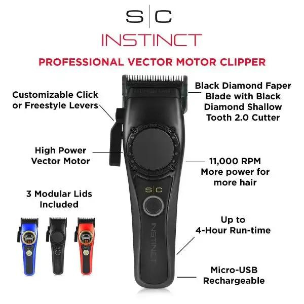 S|C Instinct Vector Motor Cordless Clipper