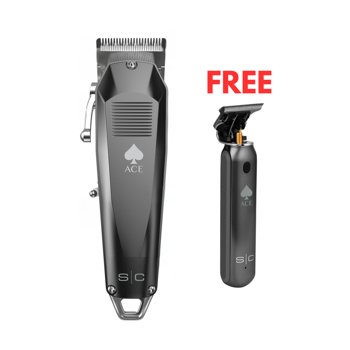 StyleCraft Ace Metal Edition Clipper + FREE S|C Ace Trimmer