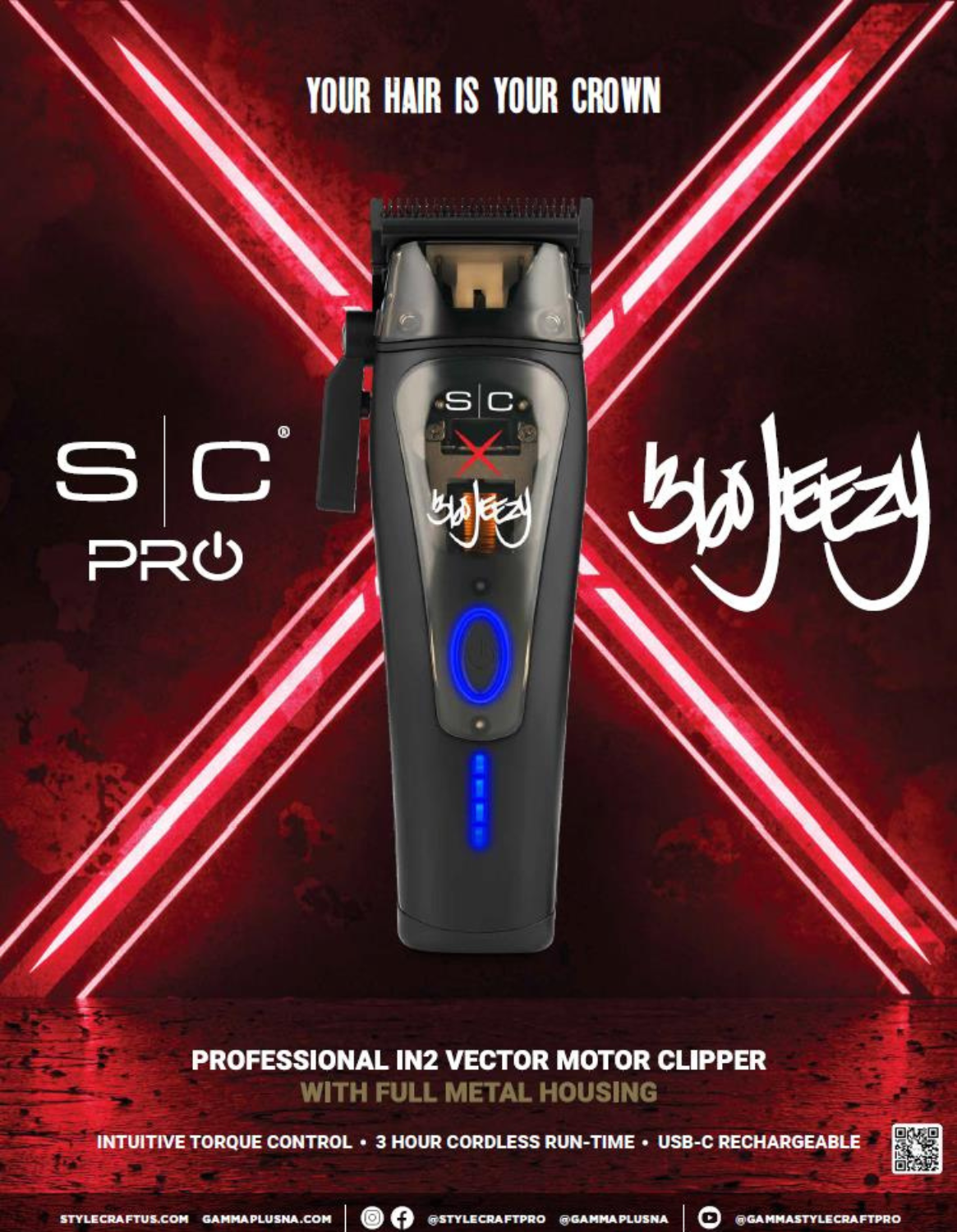 StyleCraft X 360 Jeezy Cordless Vector Clipper