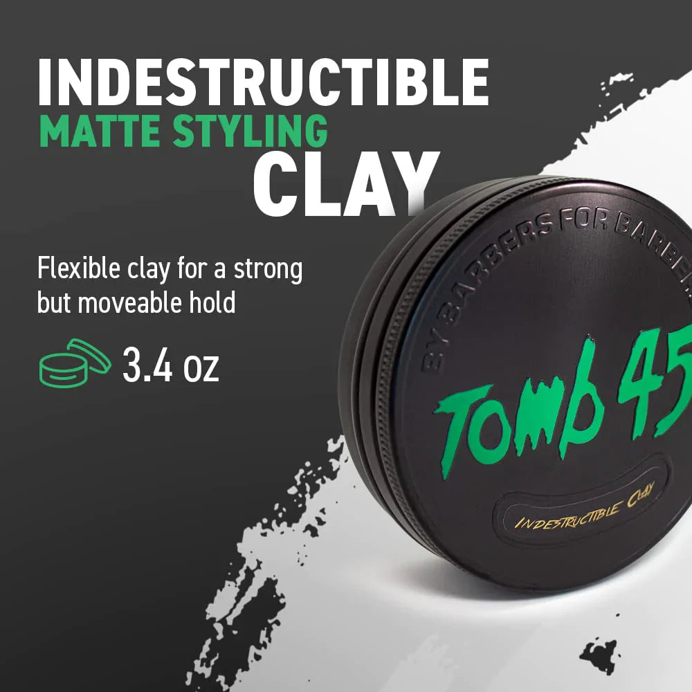 Tomb45 Indestructible Clay High Hold with Matte Finish 3.4 oz.