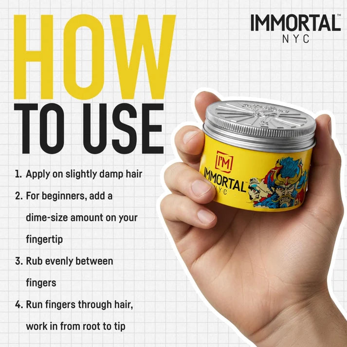 Immortal NYC Samurai Spirit Super Matte Wax 100ml