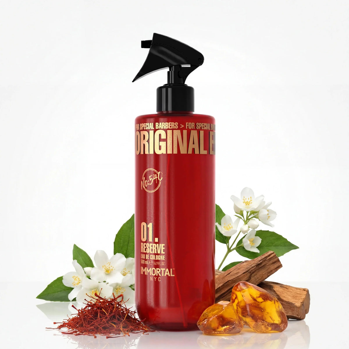 Immortal Reserve Eau de Cologne Original Aftershave 500ML