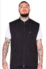 Barber Strong The Barber Vest - Black - Empire Barber Supply