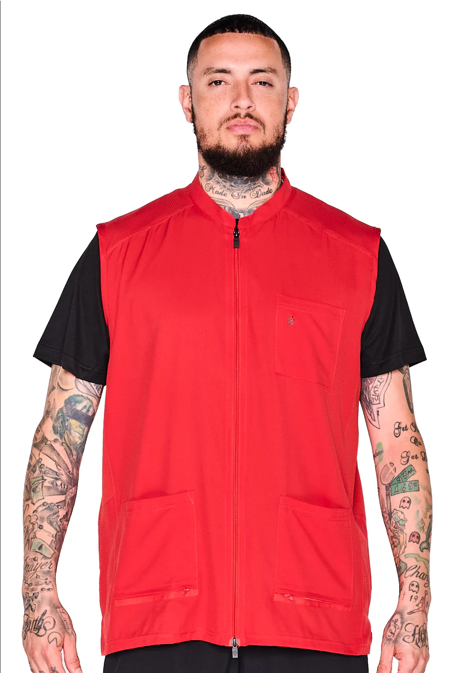 Barber Strong the Barber Vest - Red