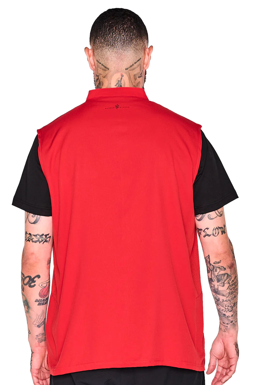 Barber Strong the Barber Vest - Red