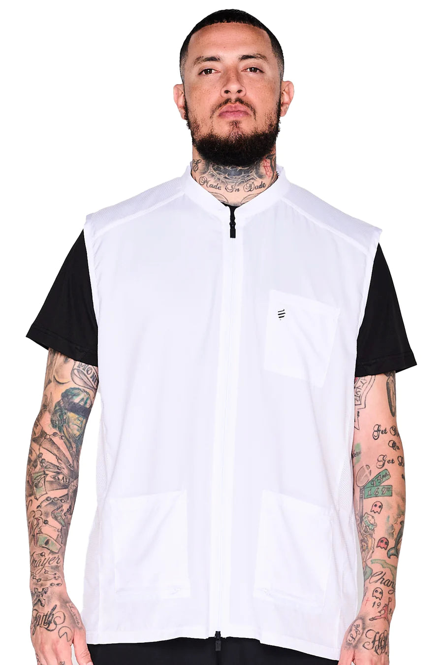 Barber Strong The Barber Vest - White