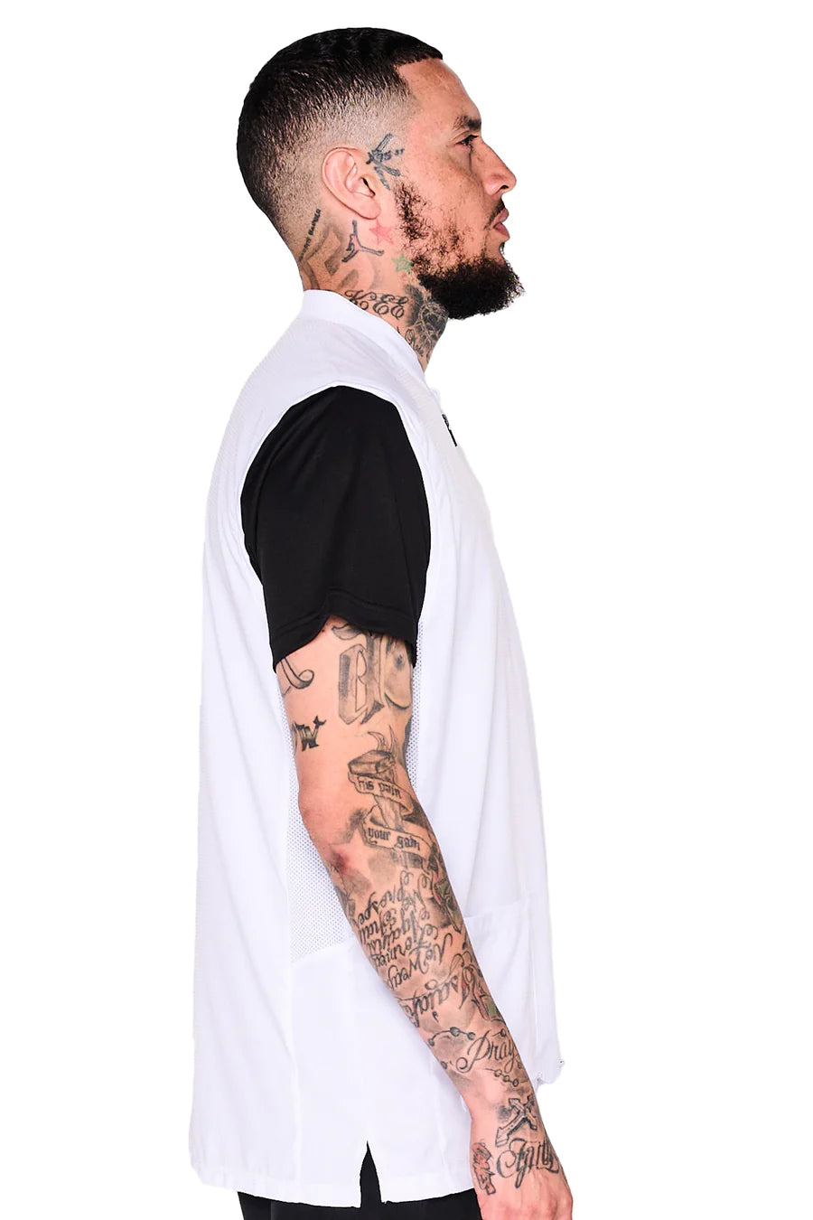 Barber Strong The Barber Vest - White