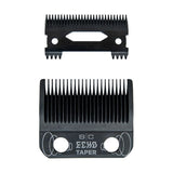 Stylecraft Echo Taper Black DLC Clipper Blade + Deep Tooth Cutter Set