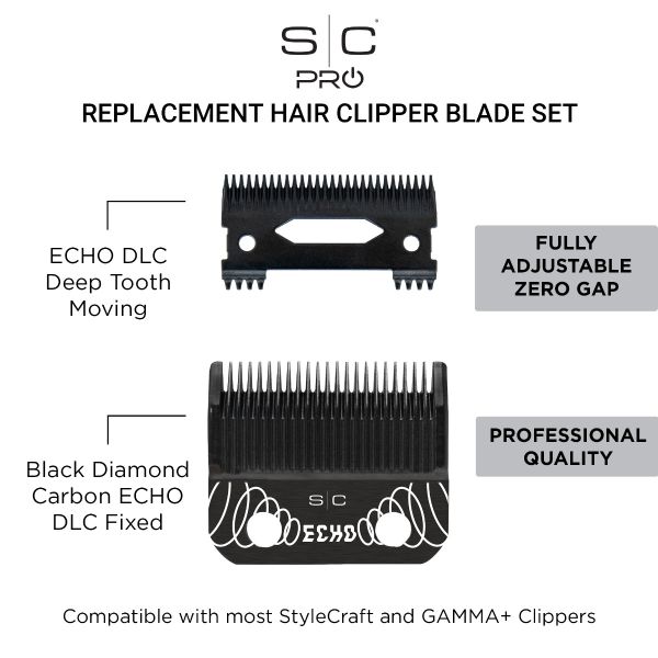 Stylecraft Echo Fixed Echo Blade + DLC Deep Tooth Cutting Blade