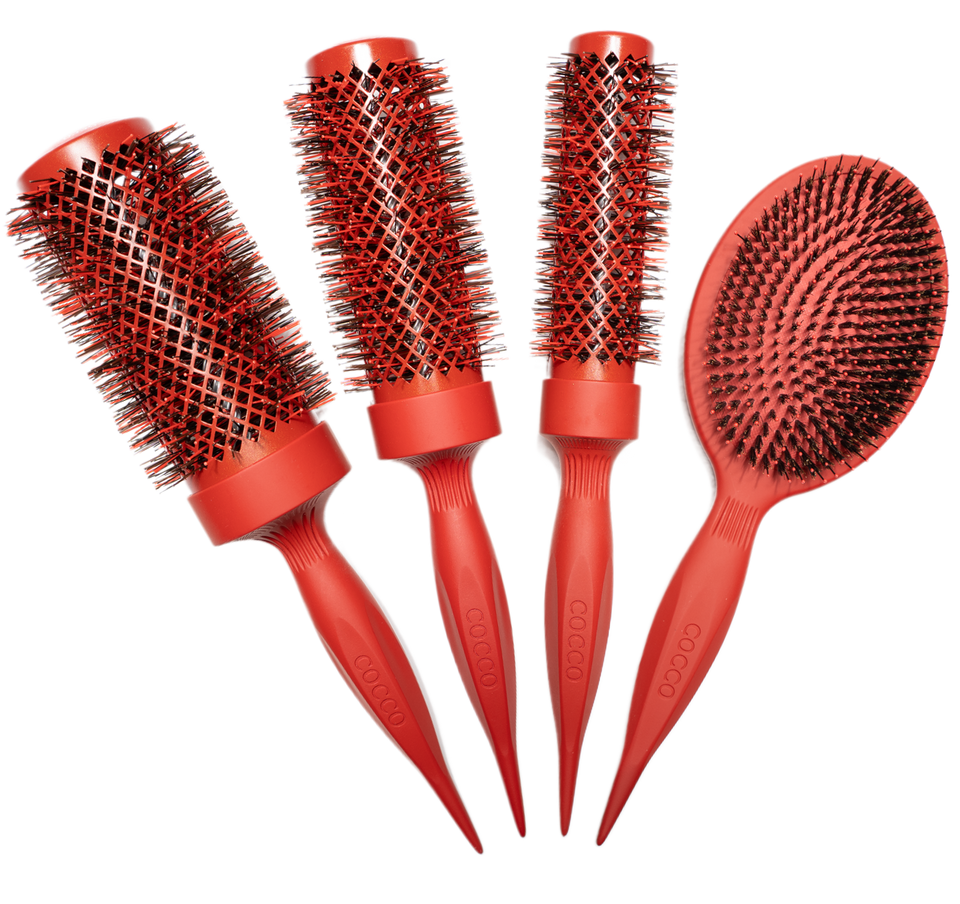 Cocco Aura Vent Boar Brush Set