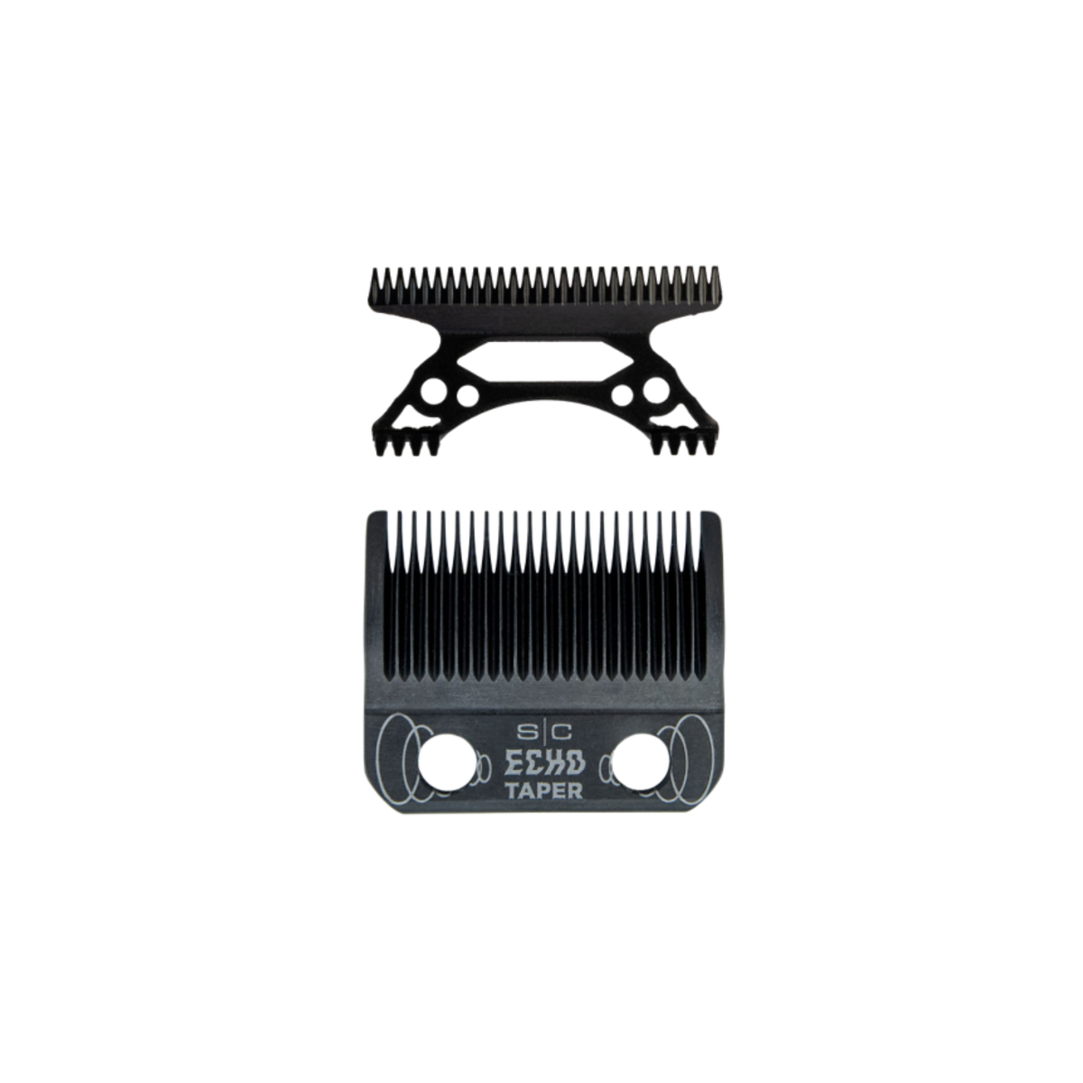 Stylecraft Echo Taper Black DLC Clipper Blade + Deep Tooth Cutter Set