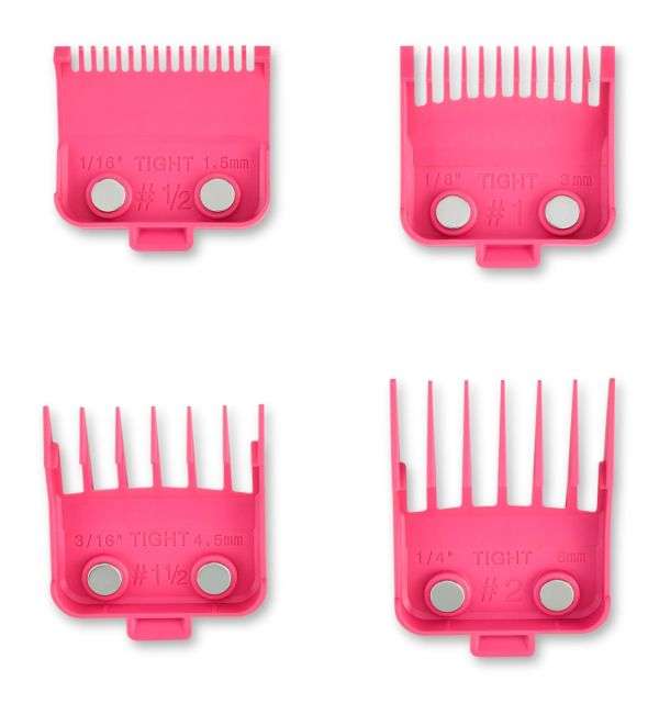 S|C Double Magnetic Tight Guards Hot Pink (4 Pack) – Empire Barber