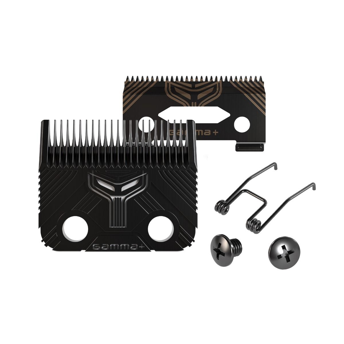 Gamma+ T1000 Echo Fixed Fade Blade and Shallow 2.0 Clipper Blade Set