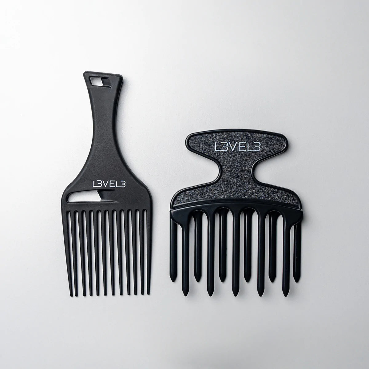 LV3 2PC Hair Pick Comb Set