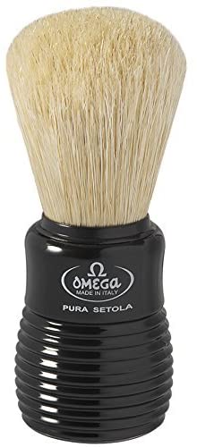 Omega Black Shaving Brush #810