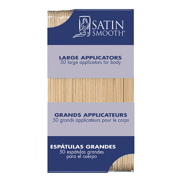 Satin Smooth Large Wood Applicators 100 pk - Empire Barber Supply